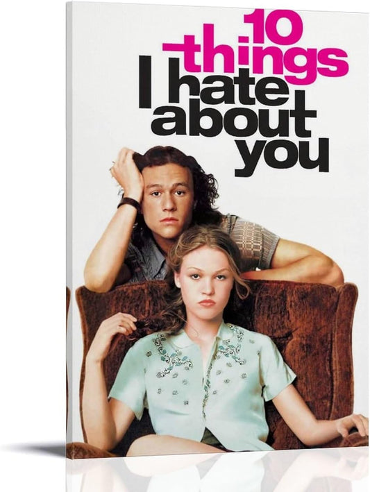 10 Things I Hate About You Touching Love Movie Poster (Paper and Canvas) Art Poster Printing Print