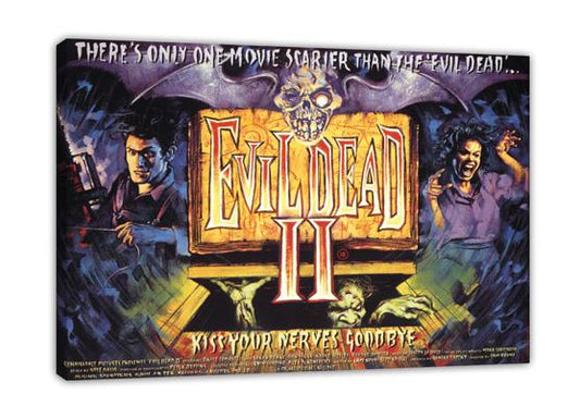 Evil Dead 2 reproduction Game (Paper and Canvas) Art Poster Printing Print