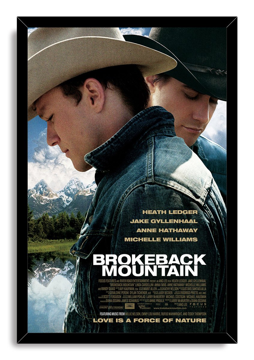 Brokeback Mountain Movie Poster Decorative Painting (paper and canvas) art poster printing print