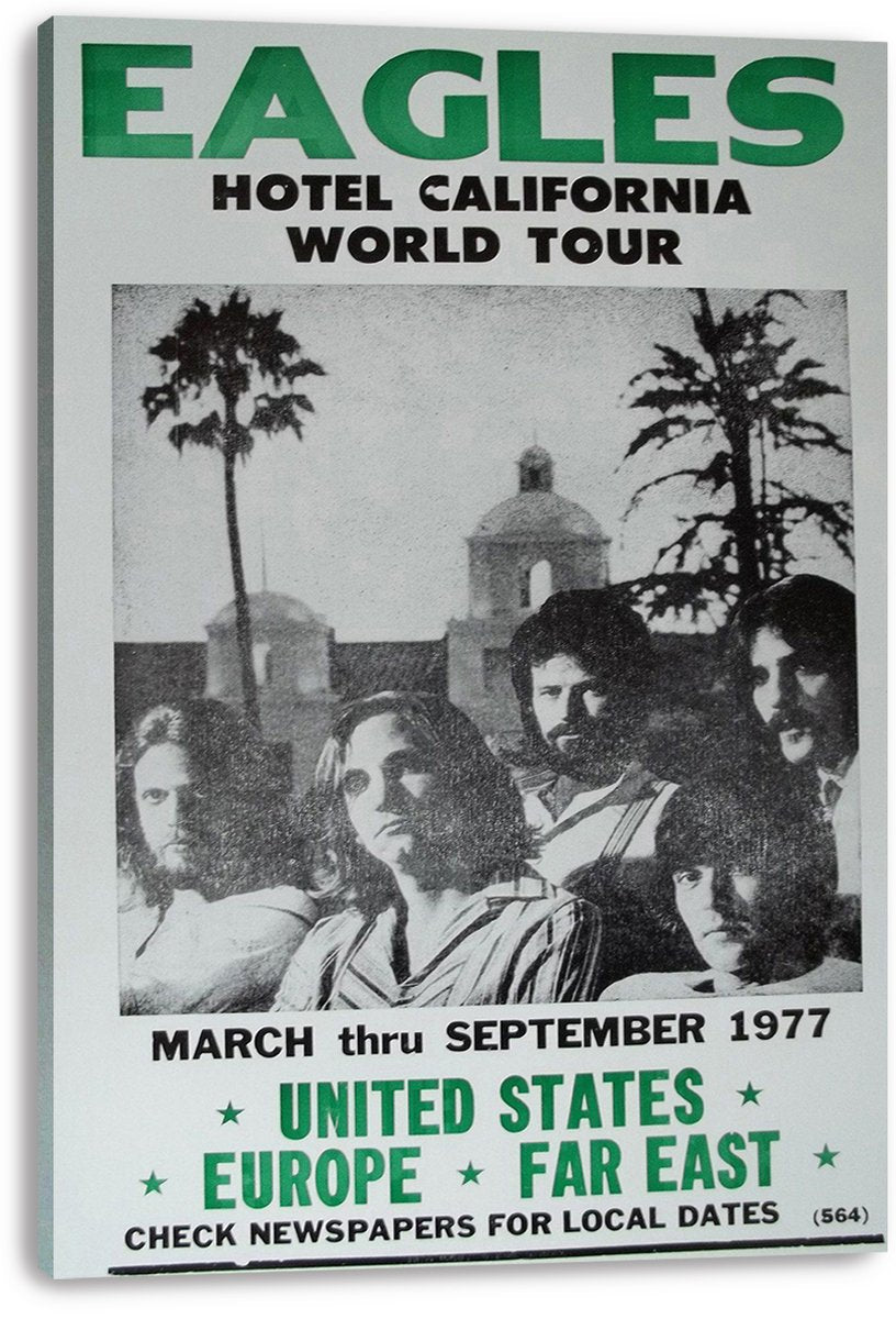 Eagles Hotel California World Tour Decorative Painting (paper and canvas) art poster printing print