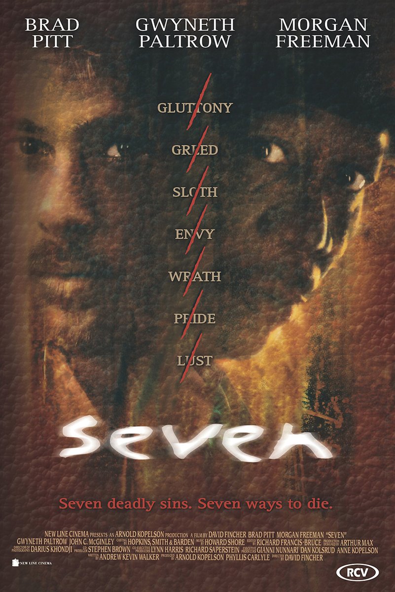 Se7en Movie Poster Decorative Painting (paper and canvas) art poster printing print