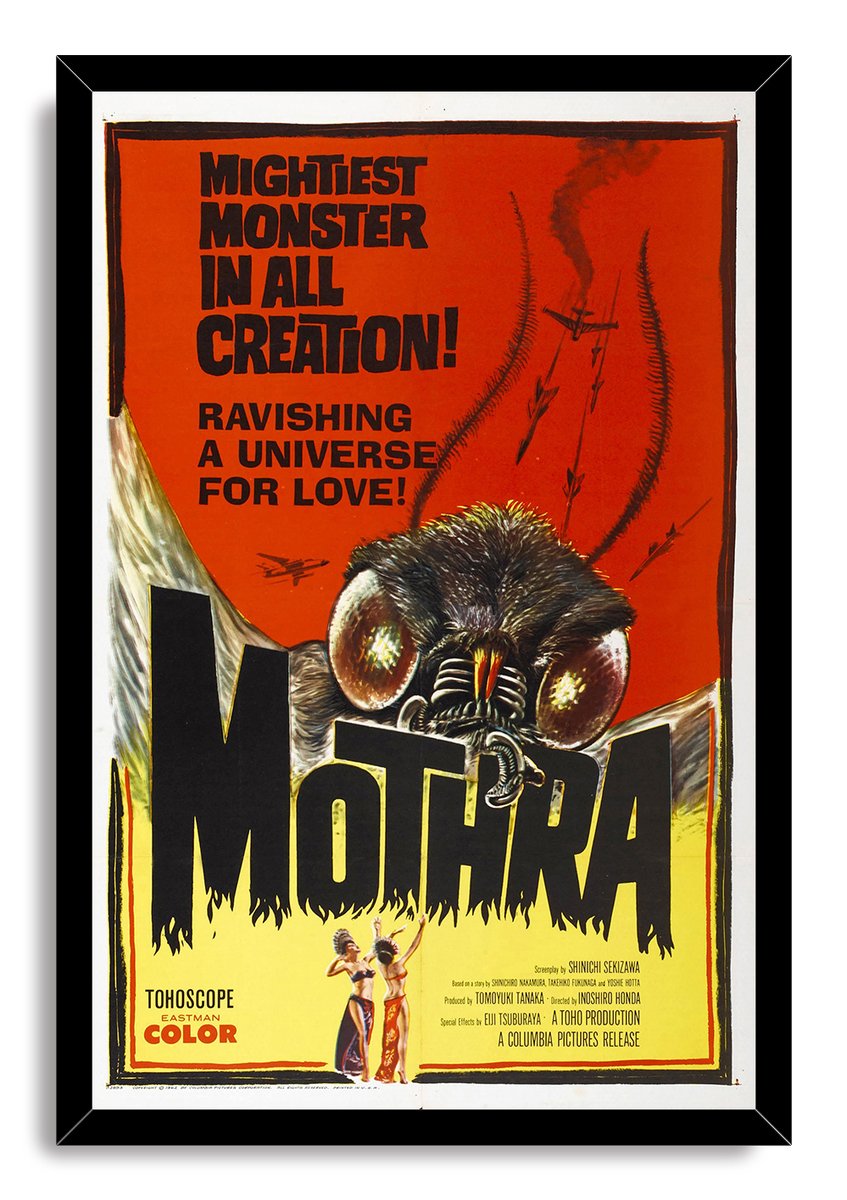 Mothra Decorative Painting (paper and canvas) art poster printing print
