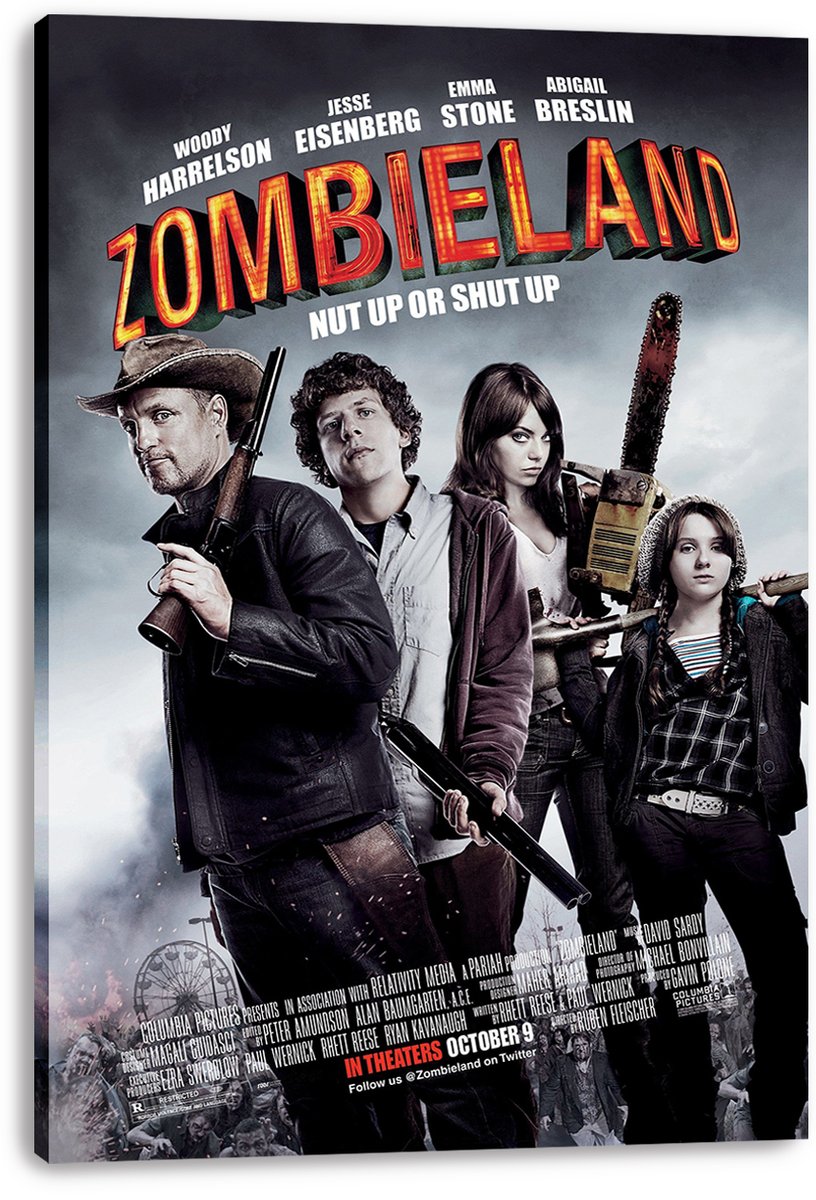 Zombieland Movie Poster Decorative Painting (paper and canvas) art poster printing print