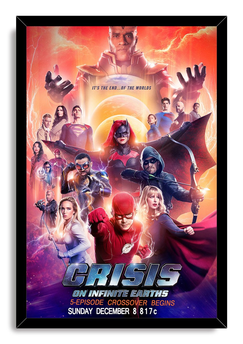 Crisis on Infinite Earths Decorative Painting (paper and canvas) art poster printing print