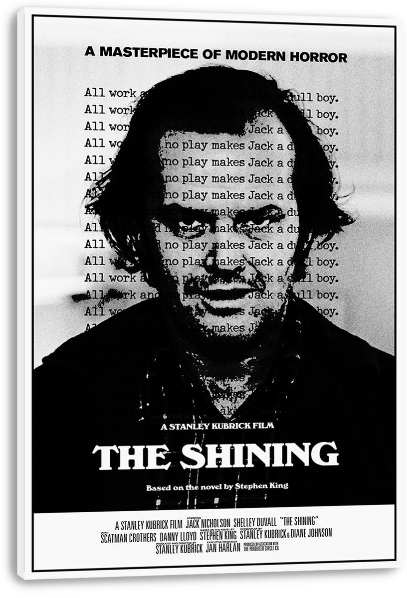 The Shining Jack Nicholson Decorative Painting (paper and canvas) art poster printing print