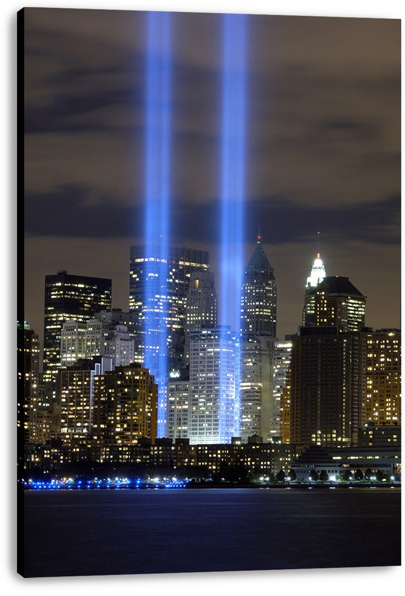 New York City Tribute in Light Skyline Decorative Painting (paper and canvas) art poster printing print