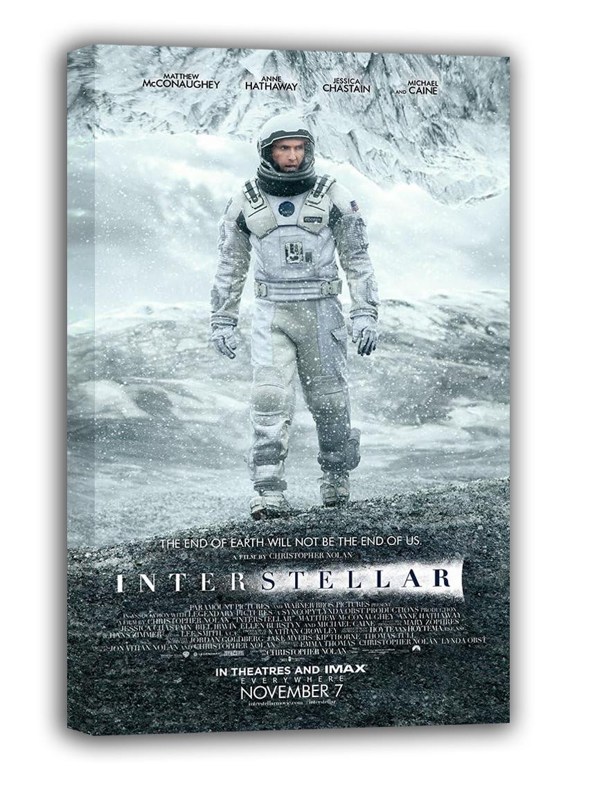 JIONK Interstellar Movie Poster (Paper and Canvas) Art Poster Printing Print