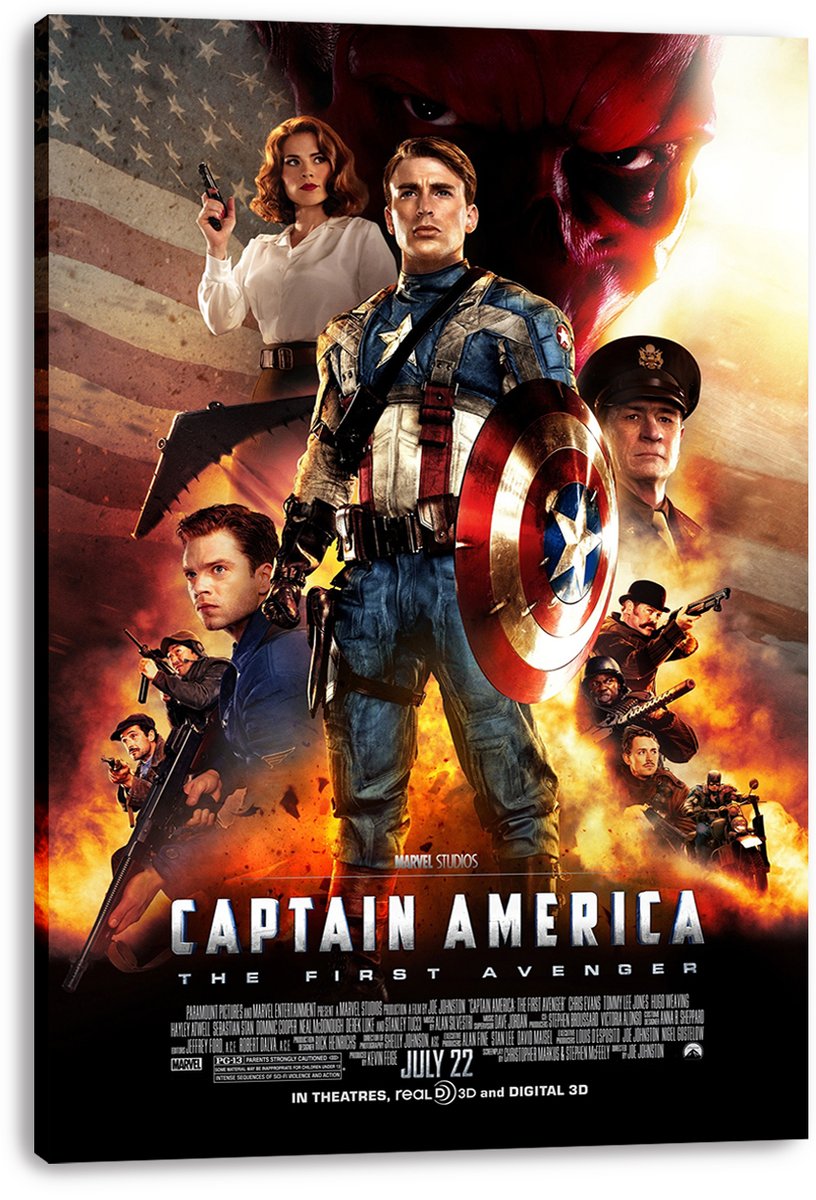 Captain America: The First Avenger Decorative Painting (paper and canvas) art poster printing print