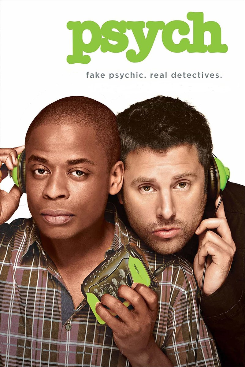 Psych TV Show Shawn and Gus Decorative Painting (paper and canvas) art poster printing print