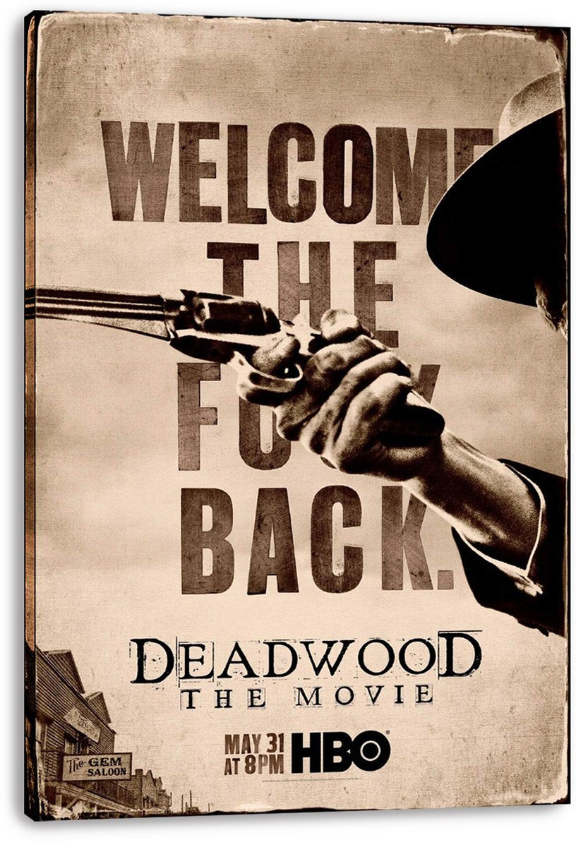 Deadwood The Movie Welcome Back Decorative Painting (paper and canvas) art poster printing print