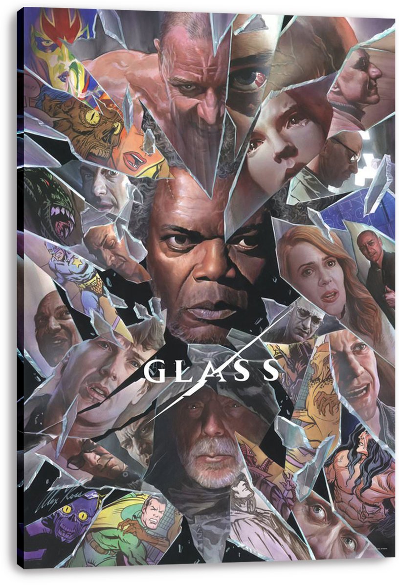 Glass Movie Trilogy Characters Comic Art Decorative Painting (paper and canvas) art poster printing print