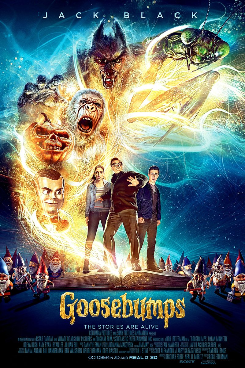 Goosebumps Movie Poster Decorative Painting (paper and canvas) art poster printing print