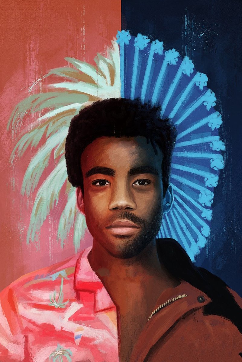 Donald Glover / Childish Gambino Decorative Painting (paper and canvas) art poster printing print