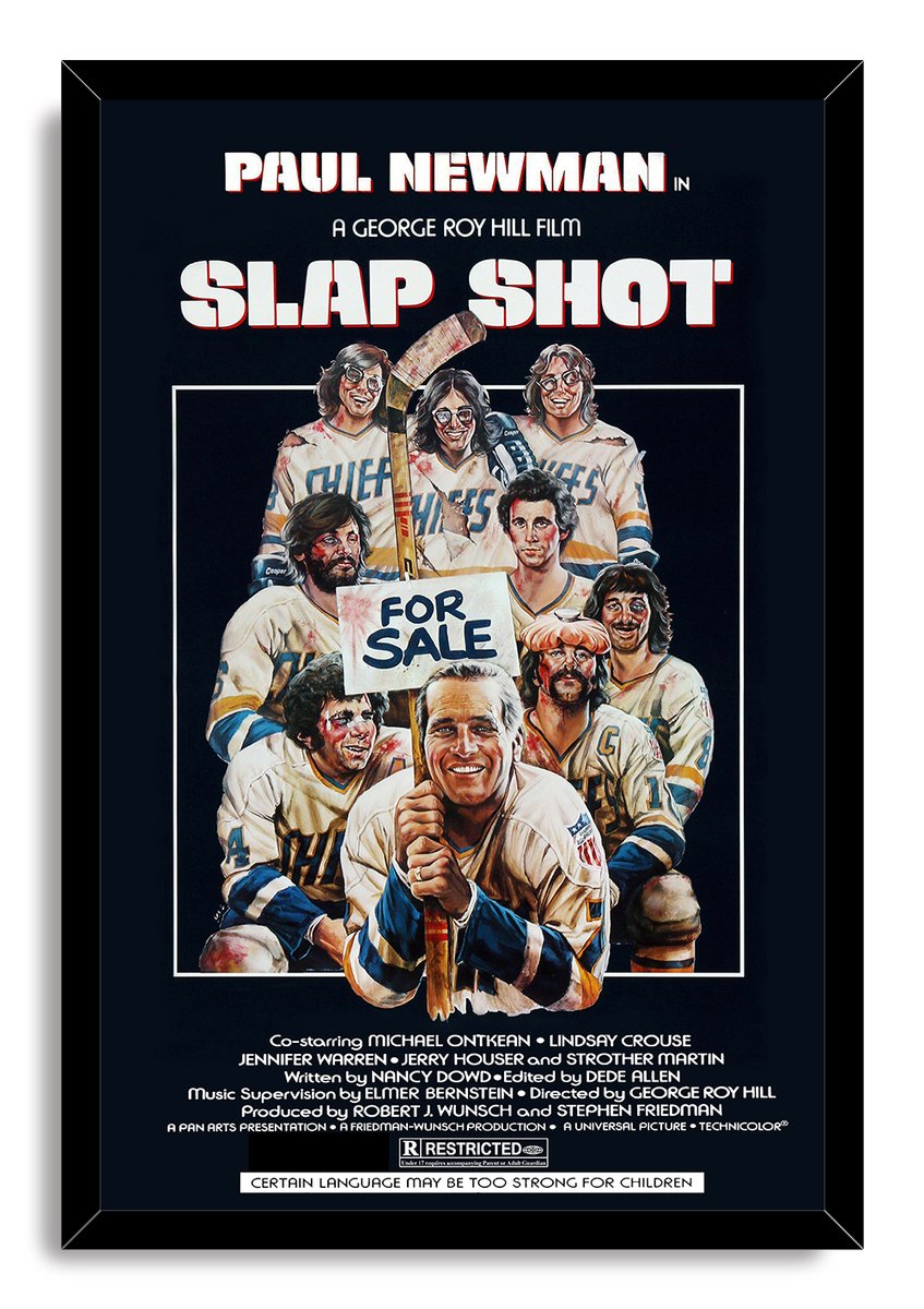 Paul Newman Slap Shot Movie Decorative Painting (paper and canvas) art poster printing print