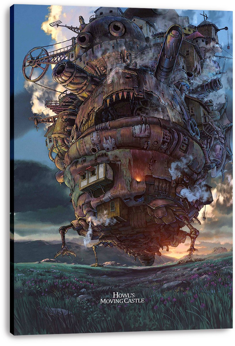 Howl's Moving Castle Decorative Painting (paper and canvas) art poster printing print