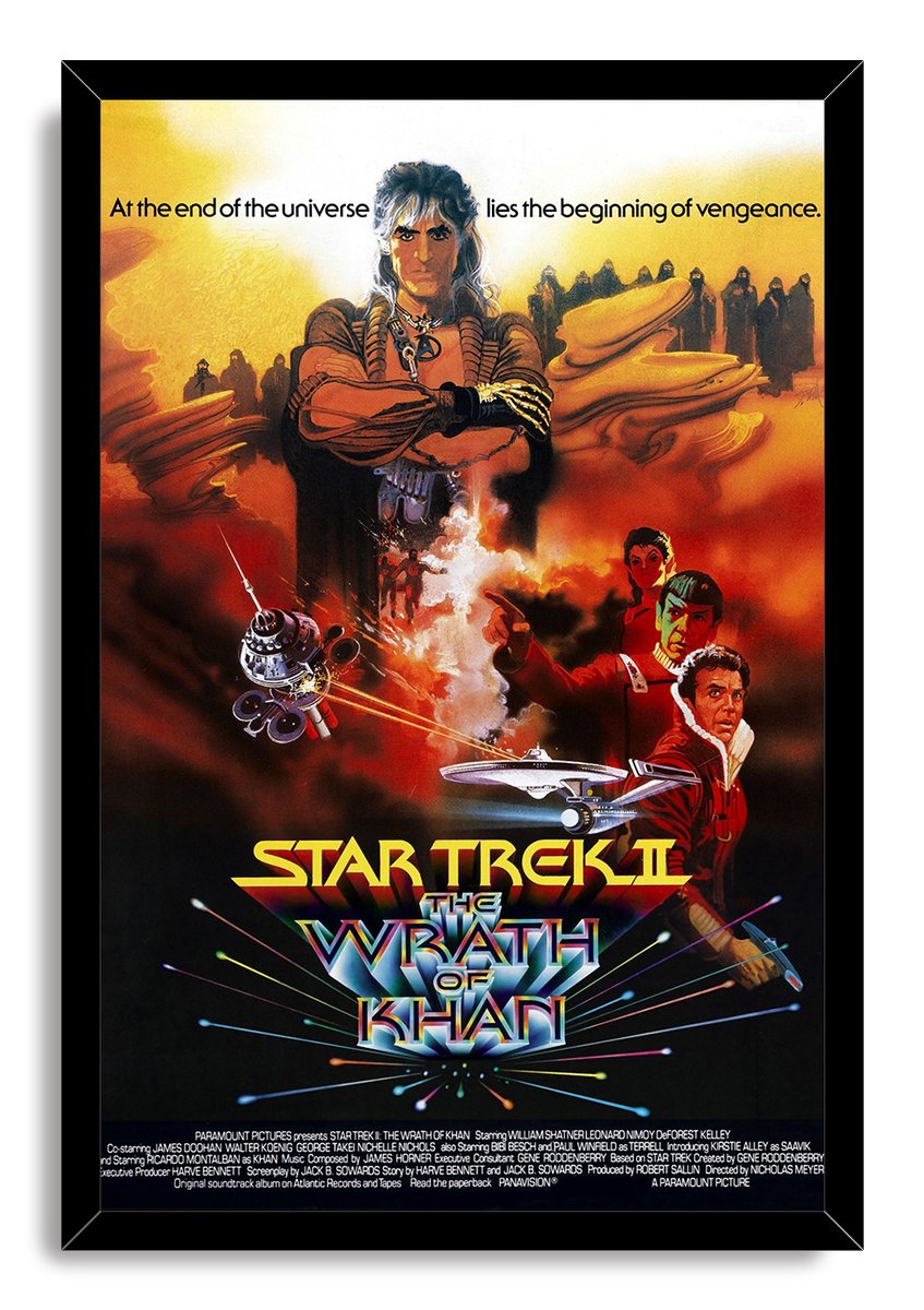 Star Trek II The Wrath of Khan Movie Poster Decorative Painting (paper and canvas) art poster printing print