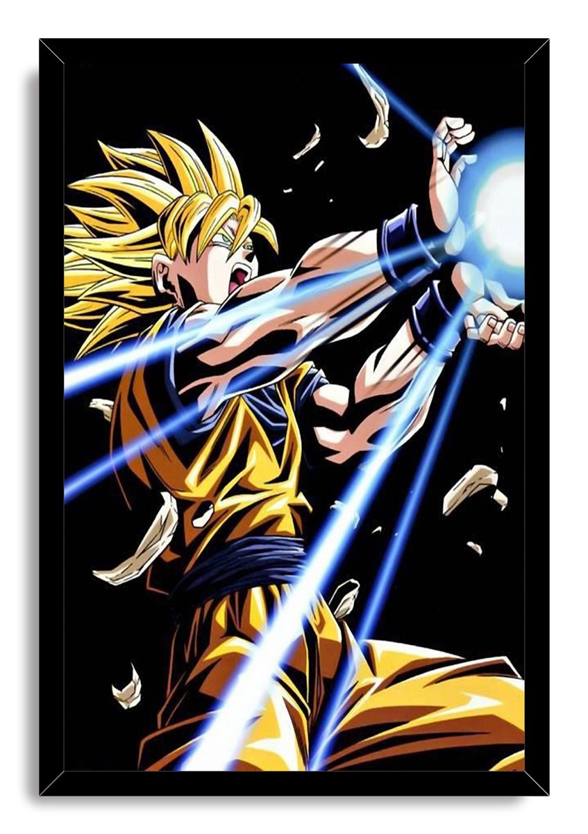 Super Saiyan Goku Decorative Painting (paper and canvas) art poster printing print