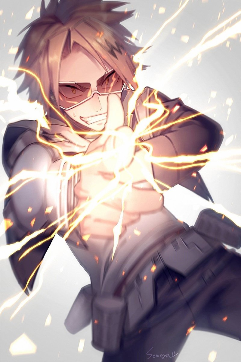 Denki Kaminari My Hero Academia Decorative Painting (paper and canvas) art poster printing print