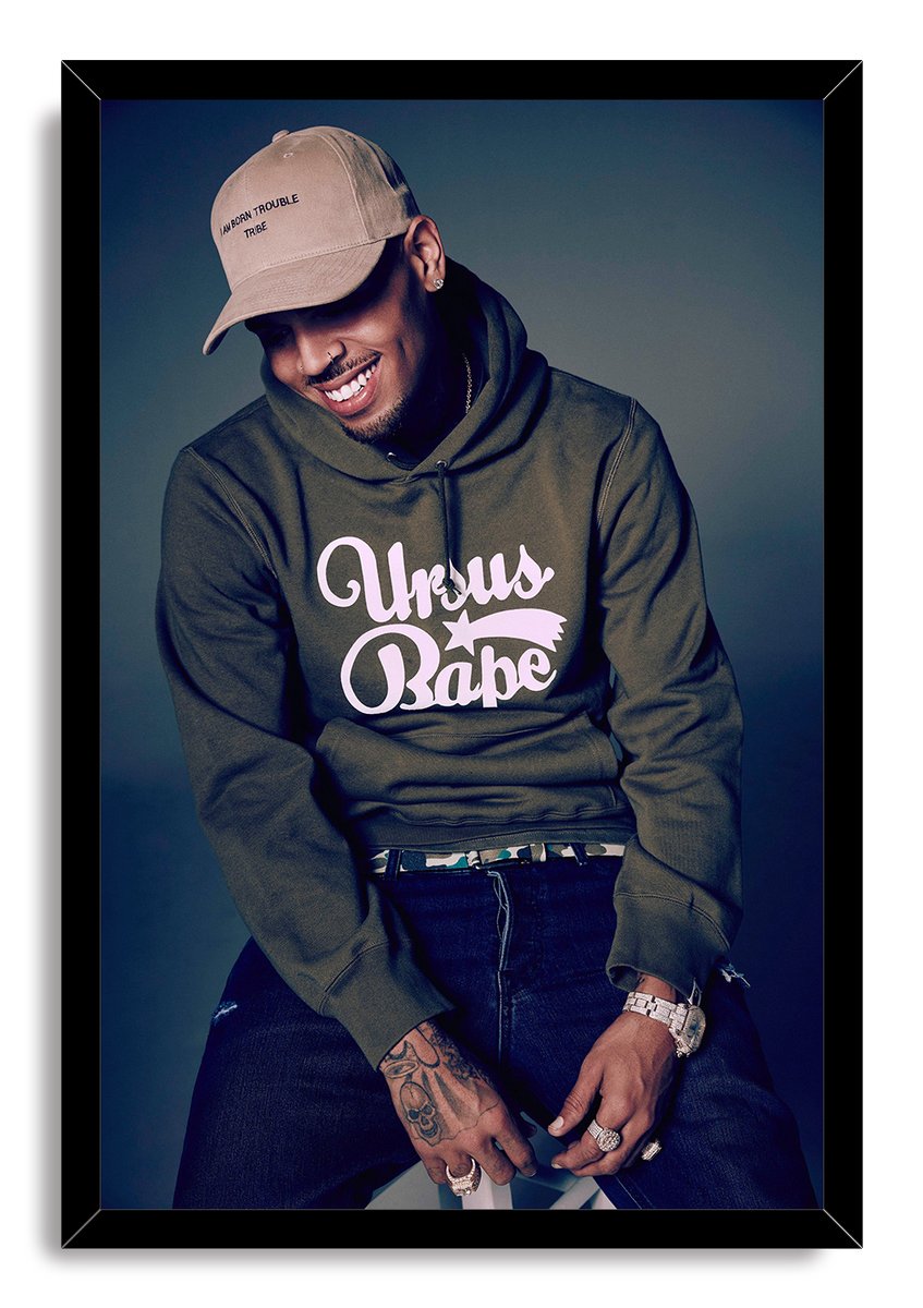 Chris Brown Decorative Painting (paper and canvas) art poster printing print