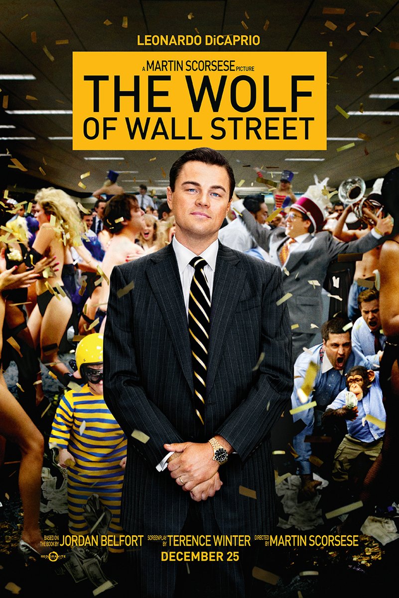 Leonardo DiCaprio The Wolf of Wall Street Decorative Painting (paper and canvas) art poster printing print