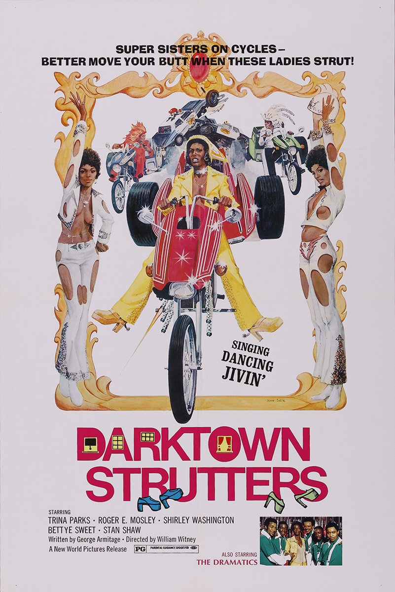Darktown Strutters Movie Poster Decorative Painting (paper and canvas) art poster printing print