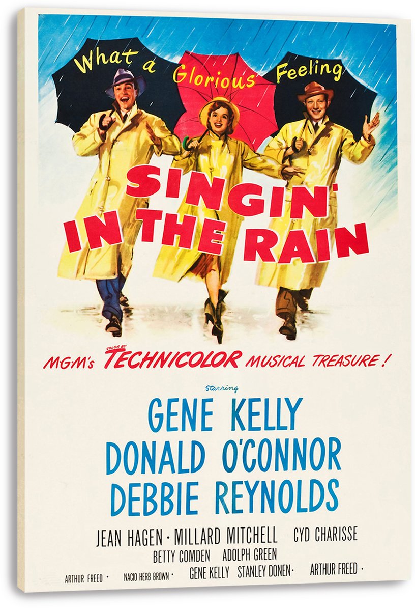 Singin' in the Rain Movie Poster Decorative Painting (paper and canvas) art poster printing print
