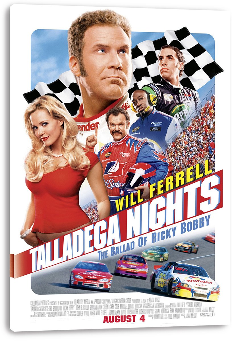 Talladega Nights: The Ballad of Ricky Bobby Decorative Painting (paper and canvas) art poster printing print