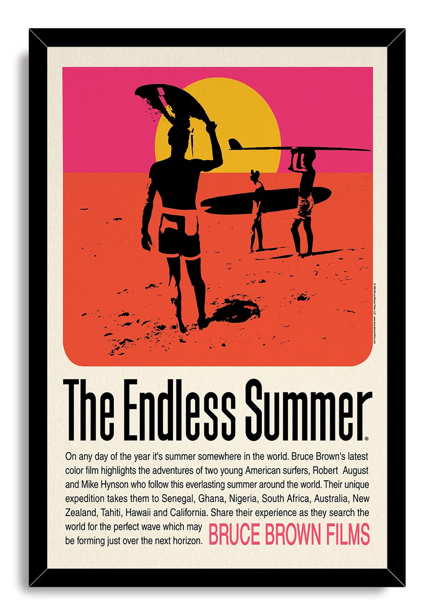 The Endless Summer Movie Poster Decorative Painting (paper and canvas) art poster printing print