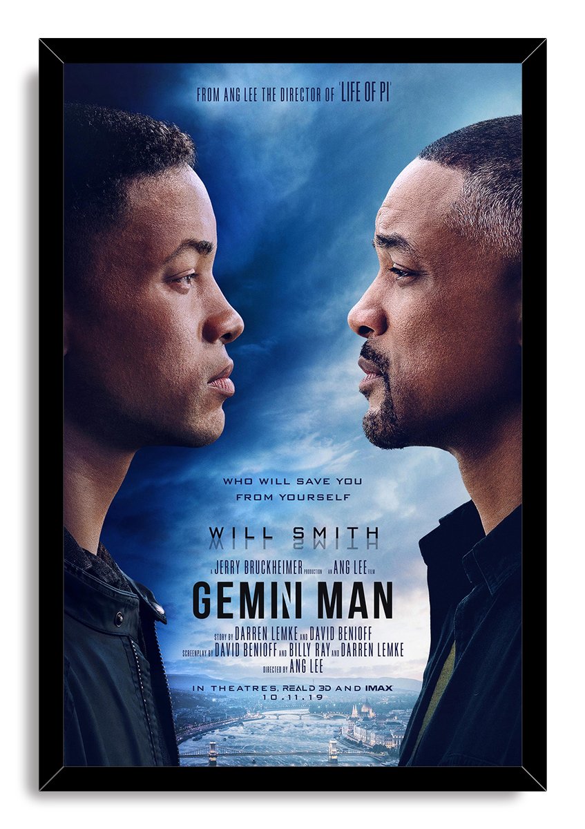 Gemini Man Will Smith Decorative Painting (paper and canvas) art poster printing print