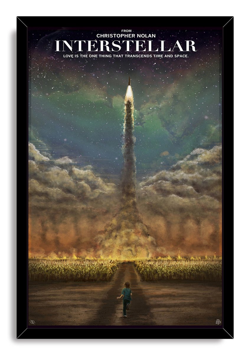 Interstellar Movie Rocket Launch Decorative Painting (paper and canvas) art poster printing print