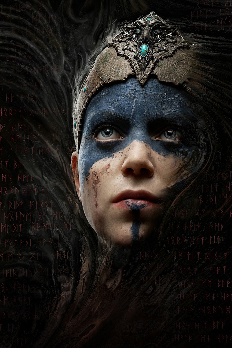 Senua Hellblade Decorative Painting (paper and canvas) art poster printing print