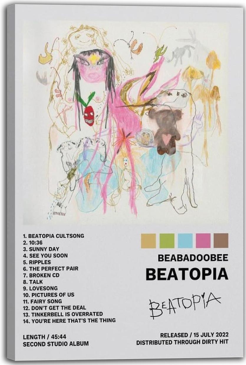 Beabadoobee Beatopia Album Cover Poster Music (Paper and Canvas) Art Poster Printing Print