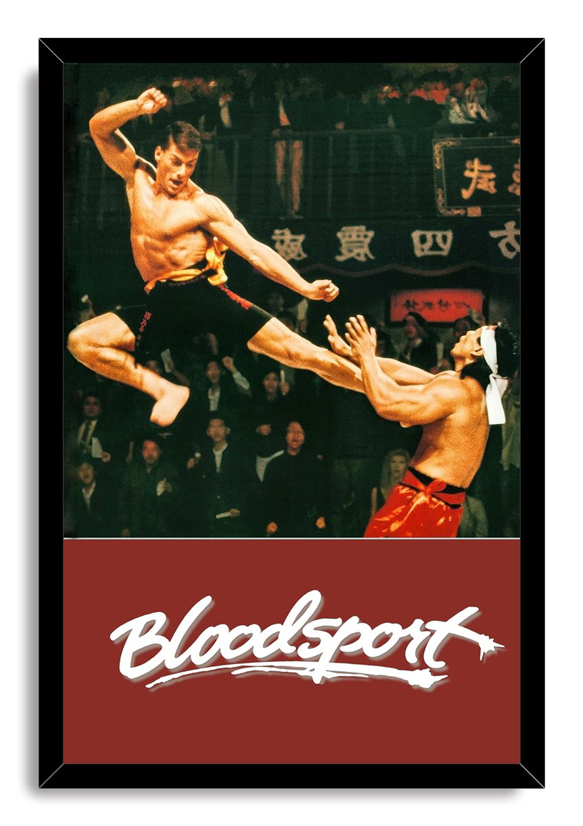 Bloodsport Movie Poster Decorative Painting (paper and canvas) art poster printing print