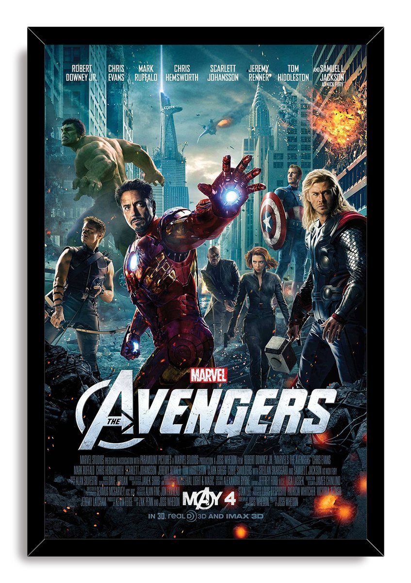 The Avengers Decorative Painting (paper and canvas) art poster printing print