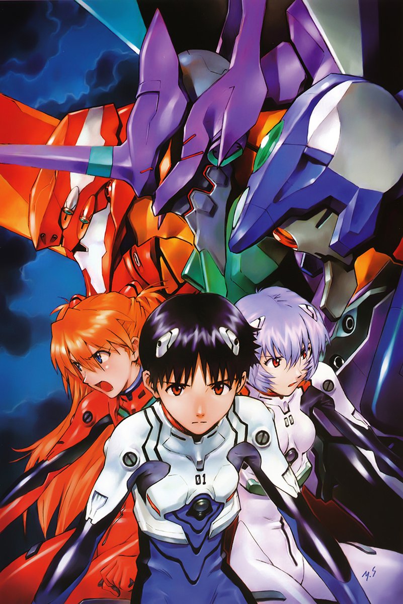 Neon Genesis Evangelion Characters and Mechs Decorative Painting (paper and canvas) art poster printing print