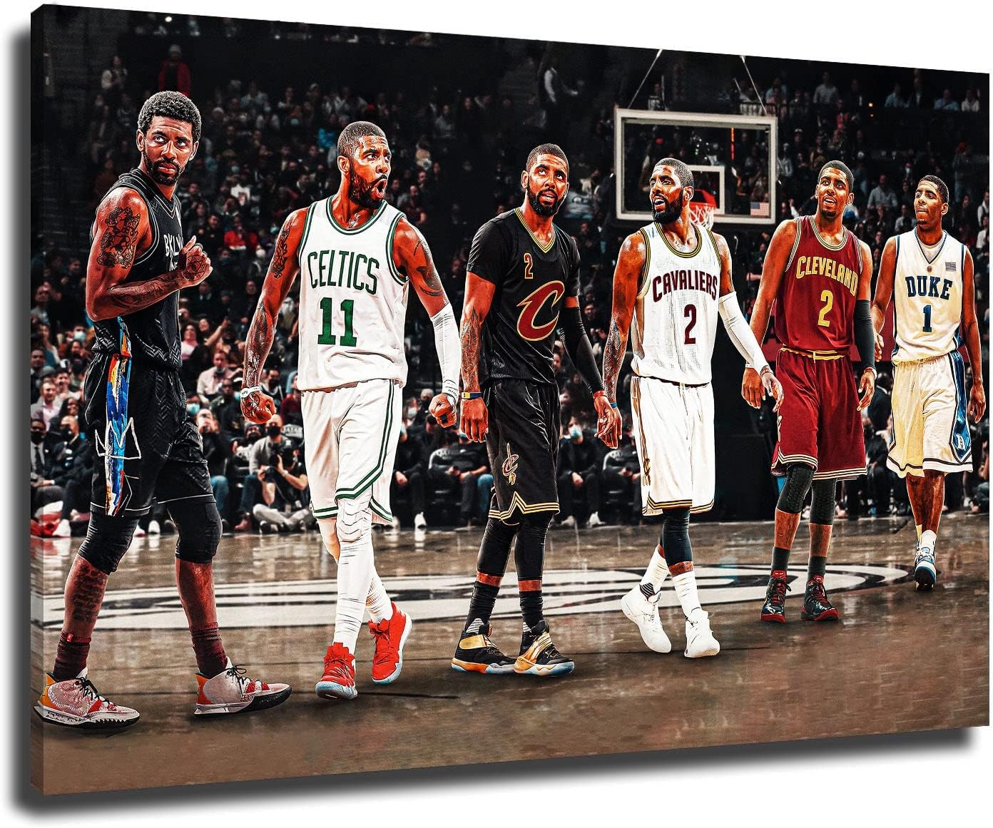 Kyrie Irving Basketball Poster (Paper and Canvas) Art Poster Printing Print