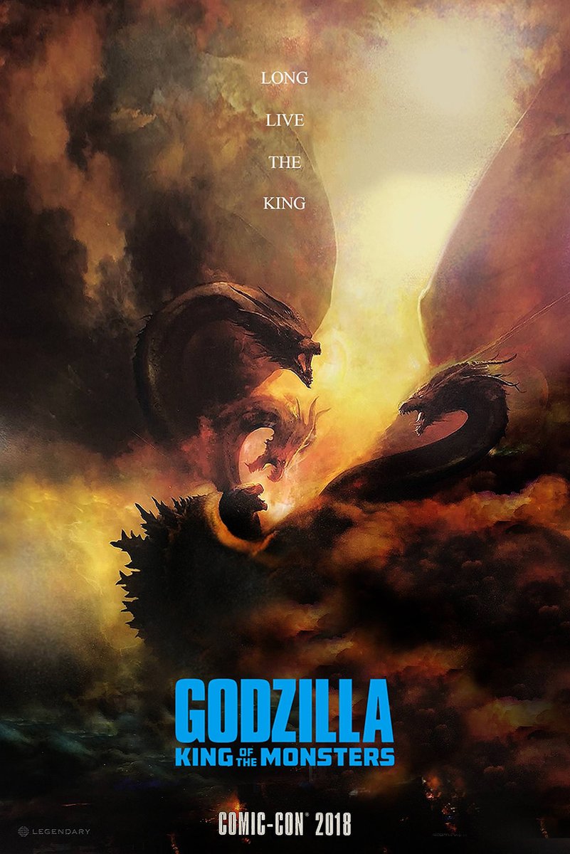 Godzilla King Ghidorah Battle Decorative Painting (paper and canvas) art poster printing print