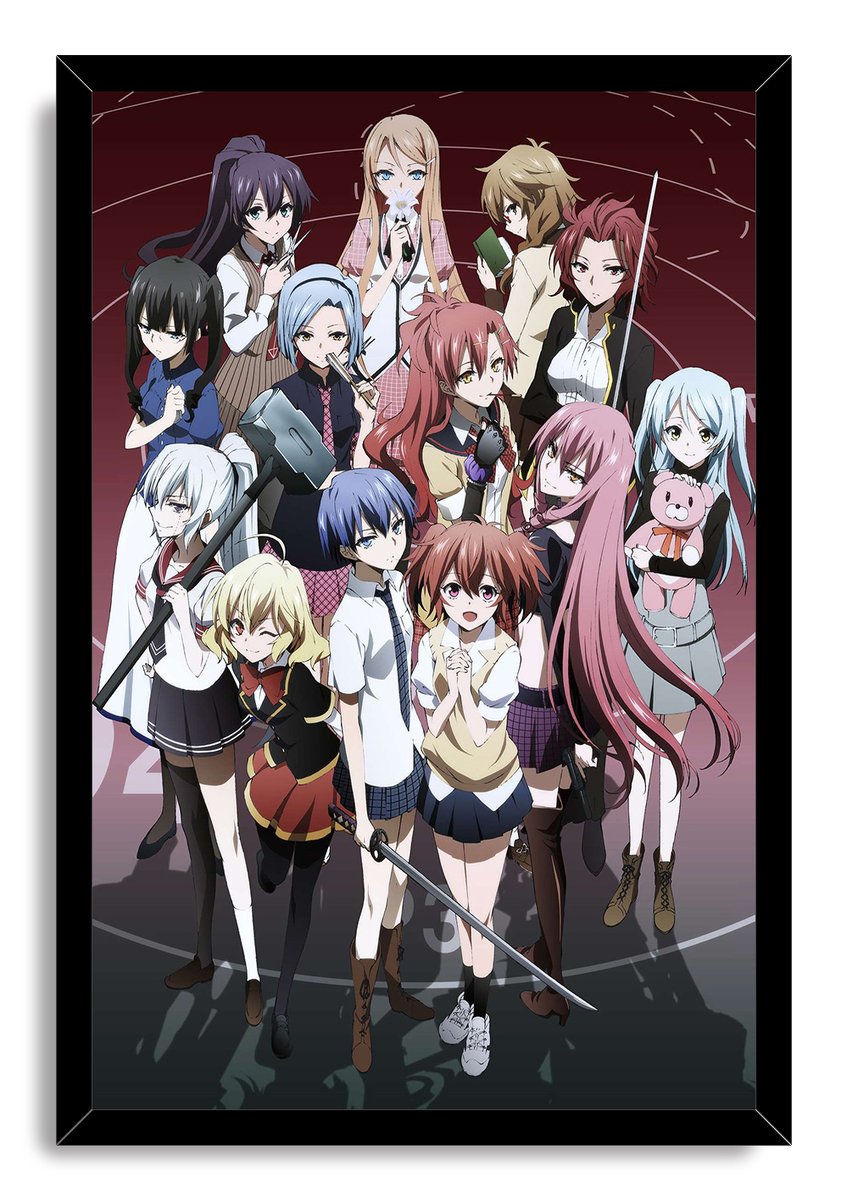Akuma no Riddle Anime Girls Group Decorative Painting (paper and canvas) art poster printing print