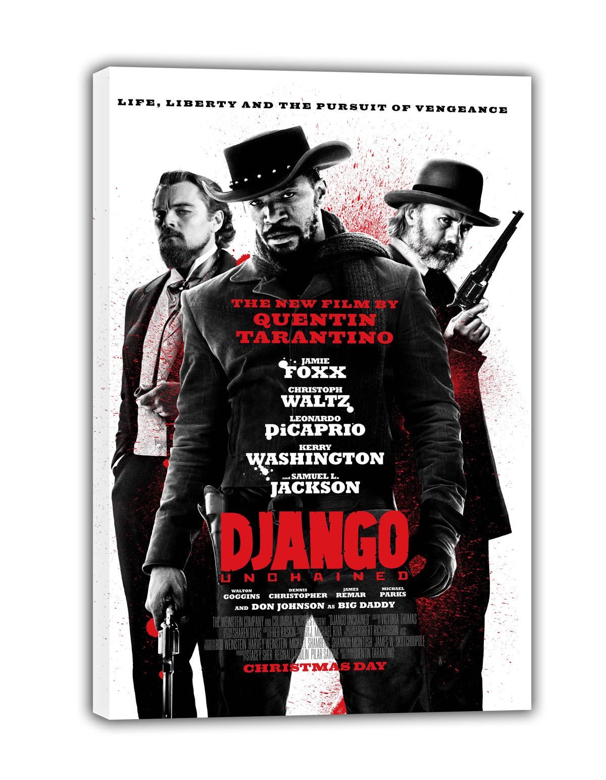 Django Unchained Movie Poster (paper and canvas) art poster printing print