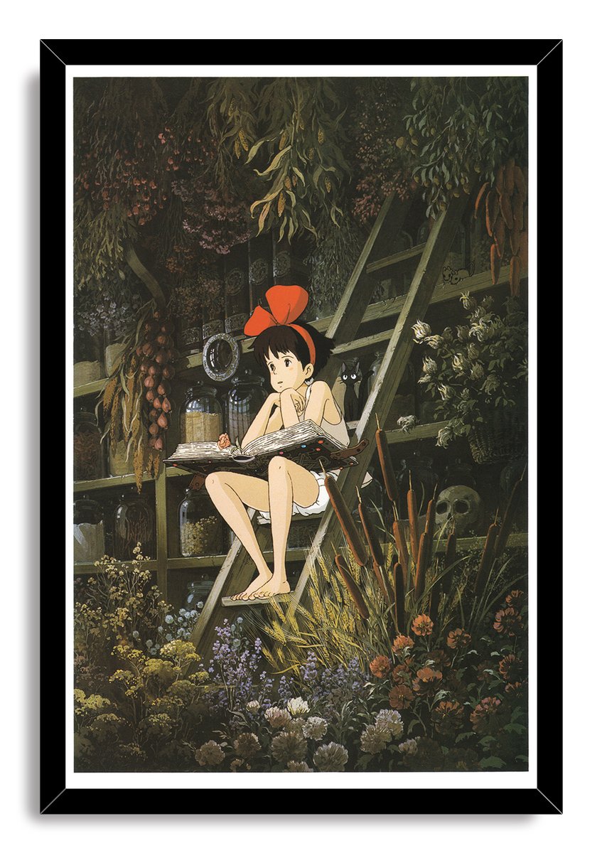 Kiki's Magical Herbarium Decorative Painting (paper and canvas) art poster printing print