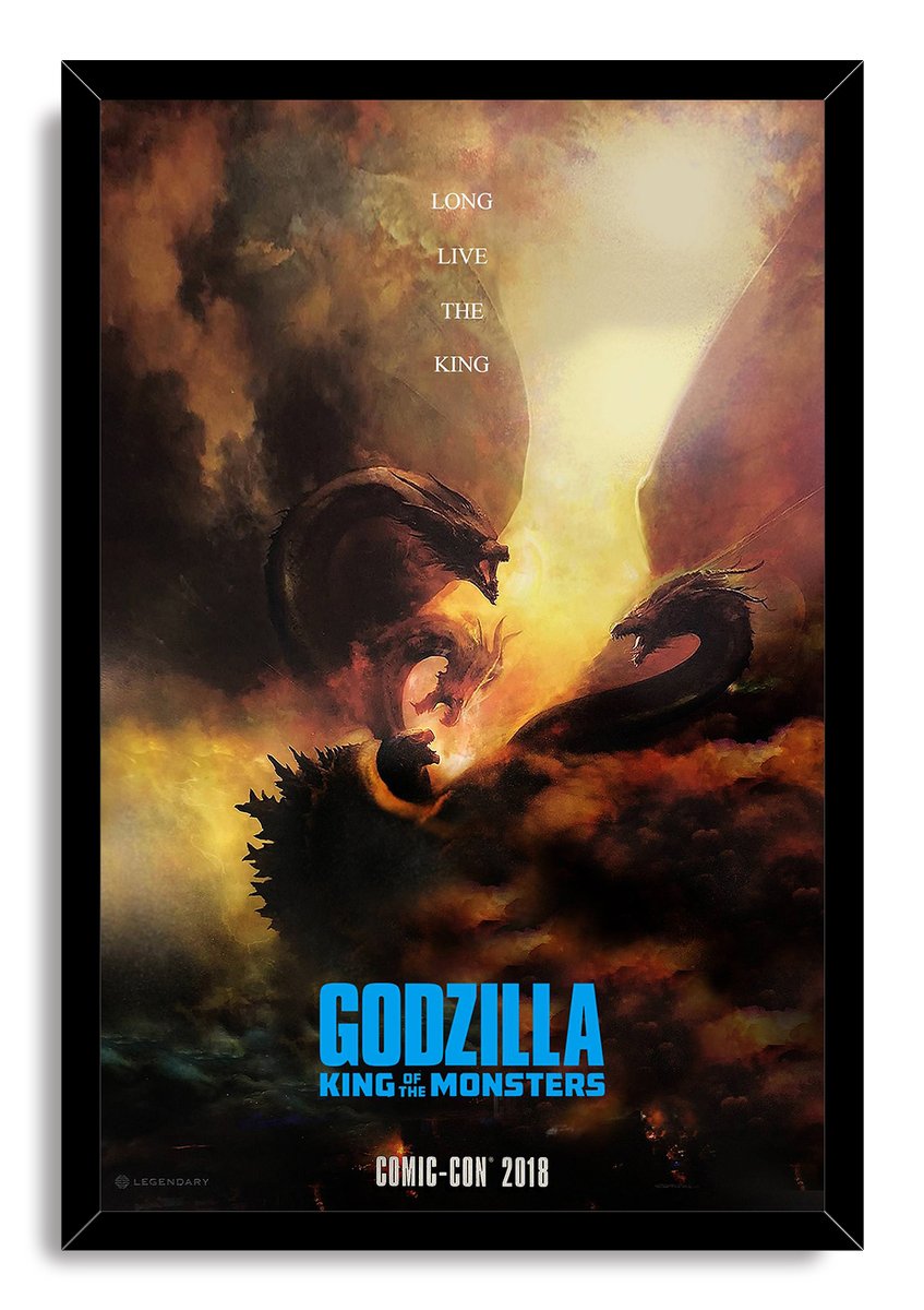 Godzilla King Ghidorah Battle Decorative Painting (paper and canvas) art poster printing print