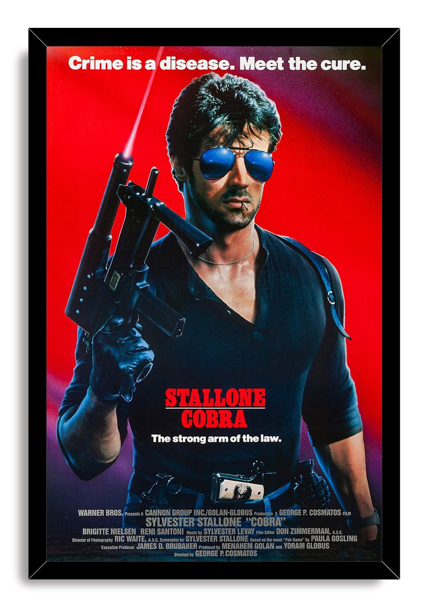 Sylvester Stallone Cobra Decorative Painting (paper and canvas) art poster printing print