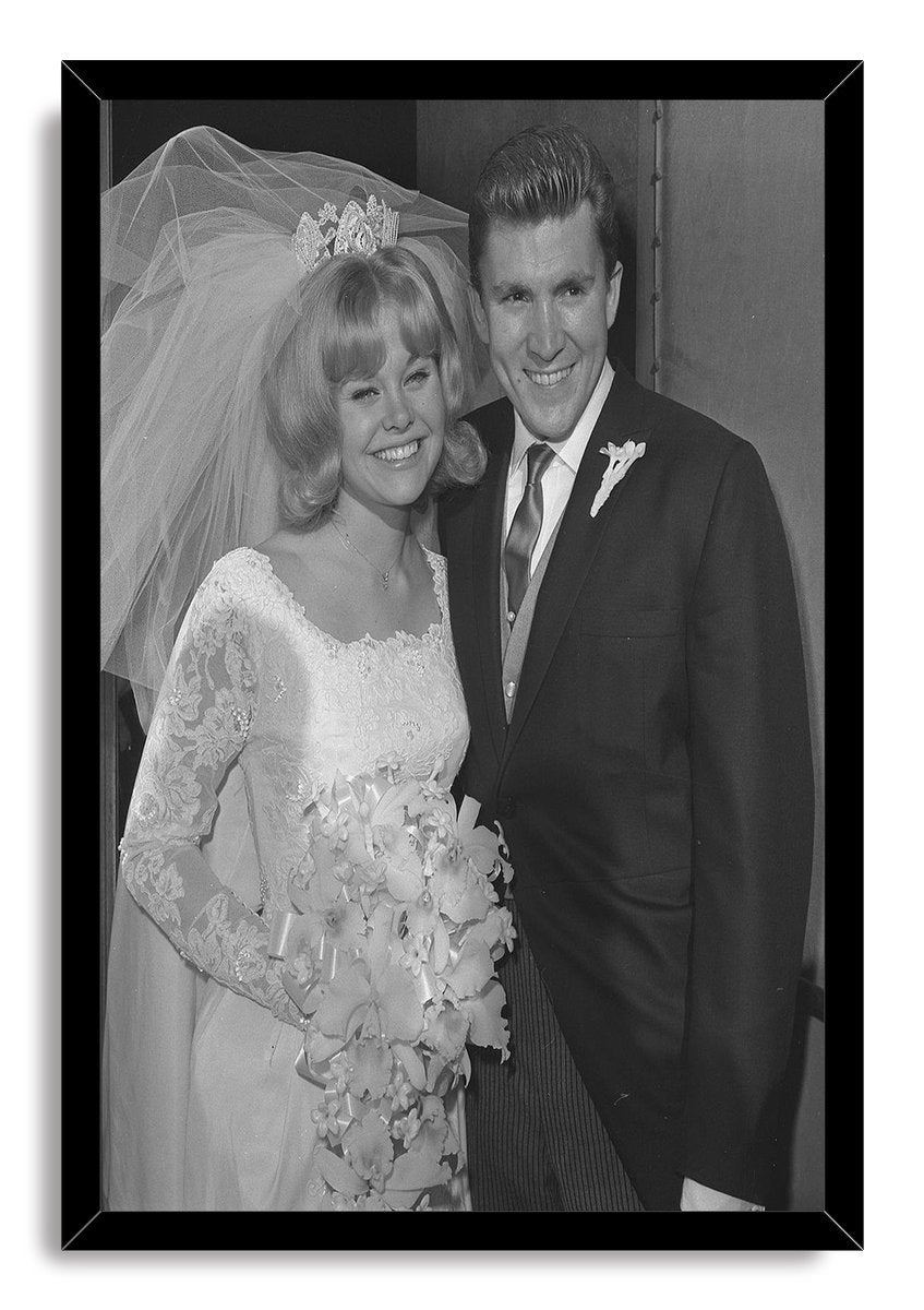 Kenny Lynch and Wife Vintage Wedding Decorative Painting (paper and canvas) art poster printing print