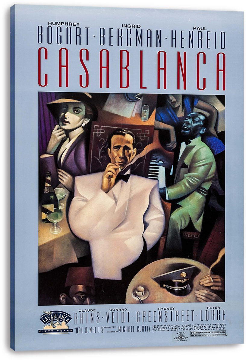 Casablanca Movie Classic Art Decorative Painting (paper and canvas) art poster printing print