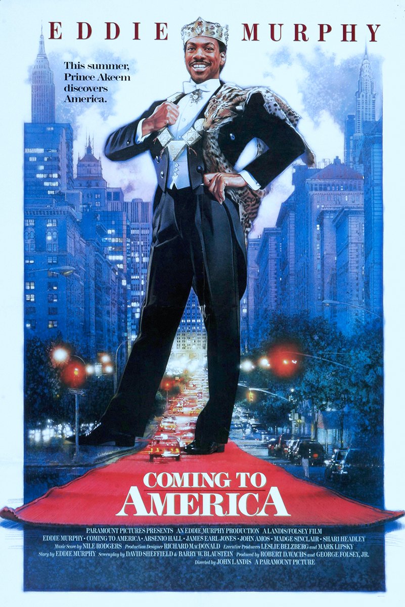 Coming to America Movie Poster Decorative Painting (paper and canvas) art poster printing print