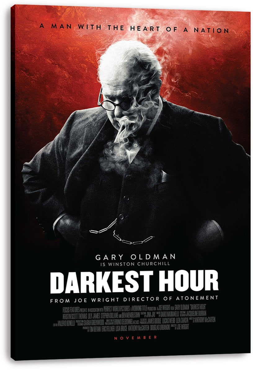 Winston Churchill 'Darkest Hour' Movie Decorative Painting (paper and canvas) art poster printing print