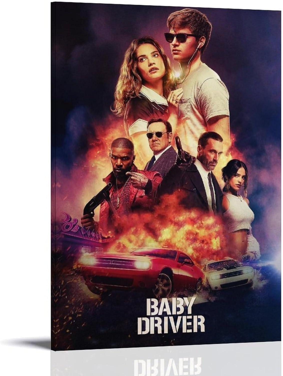 Baby Driver Movie Poster (Paper and Canvas) Art Poster Printing Print