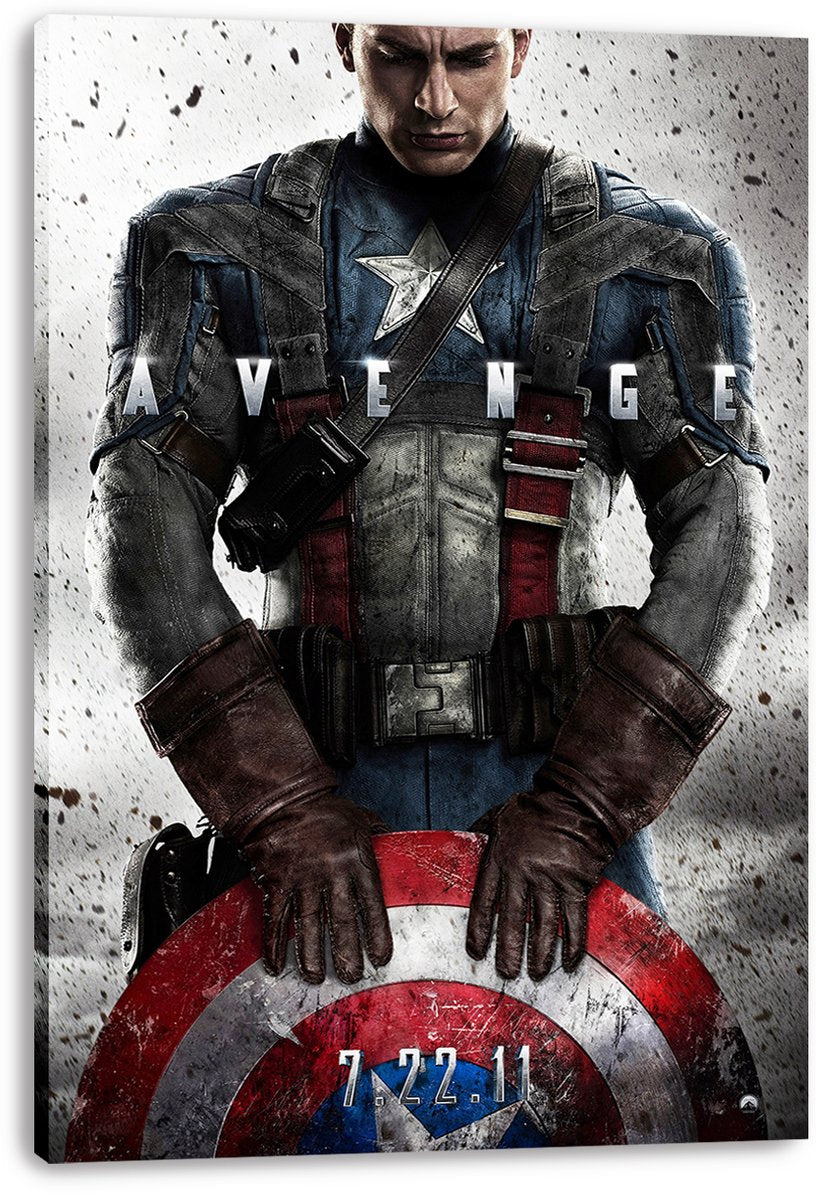 Captain America Movie Poster Decorative Painting (paper and canvas) art poster printing print