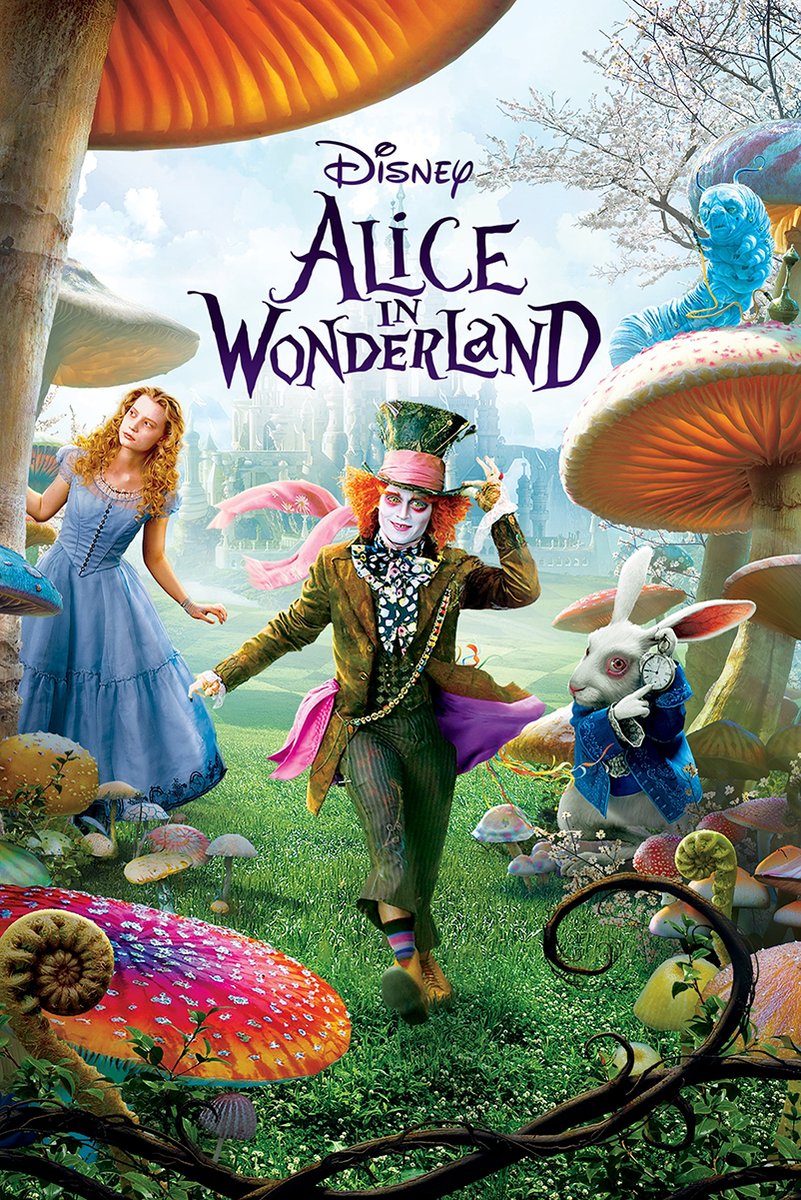 Alice in Wonderland Decorative Painting (paper and canvas) art poster printing print