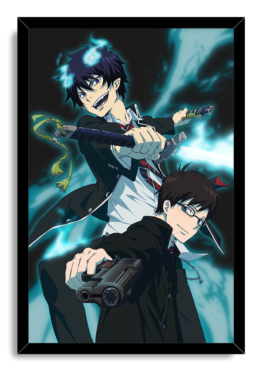 Blue Exorcist Rin and Yukio Okumura Decorative Painting (paper and canvas) art poster printing print